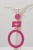 3er Set Halskette Pink: 50 cm