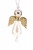 Engel Halskette Gold & Weiß Einzelstück: 60 cm