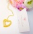 Herz Gold: 60 cm